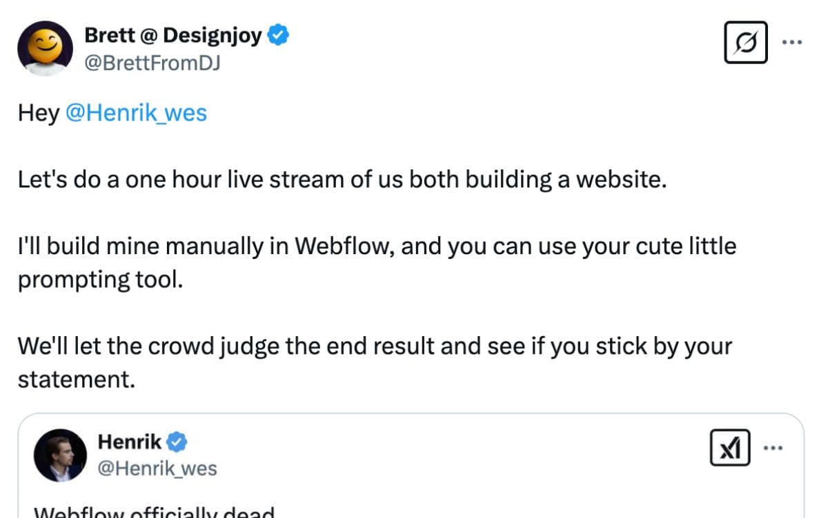 Brett의 대결 신청